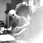 UNREST Mark Robinson, Phil Krauth at Noise New York studio